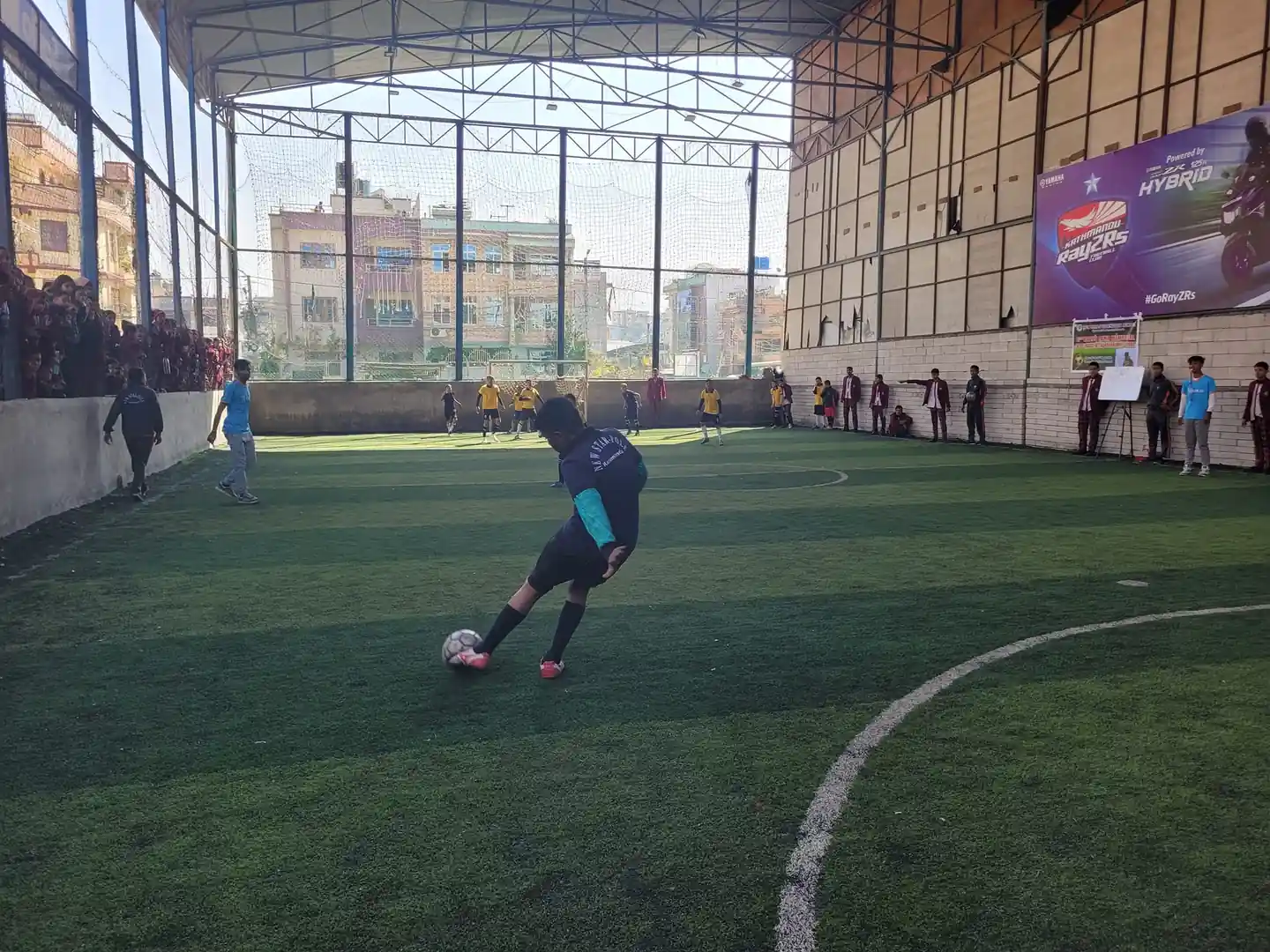 Happy students at New Star Pole School